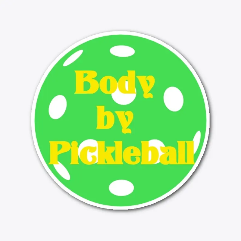 Body by Pickleball Sentence Dark Colors