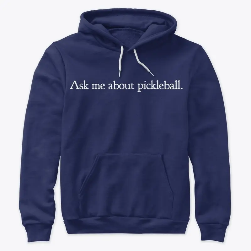 Ask me about pickleball Tops Dark Colors