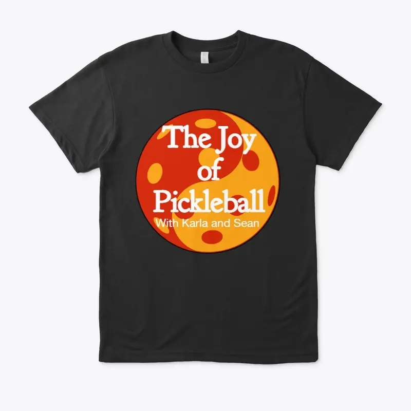 The Joy of Pickleball Podcast Shirt Blk