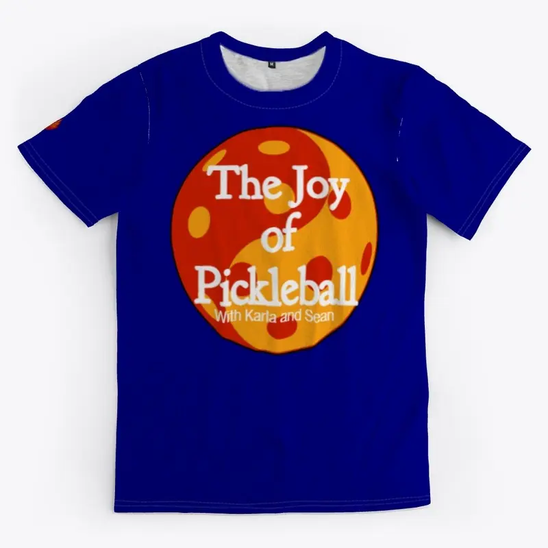 The Joy of Pickleball Podcast Shirt Blk