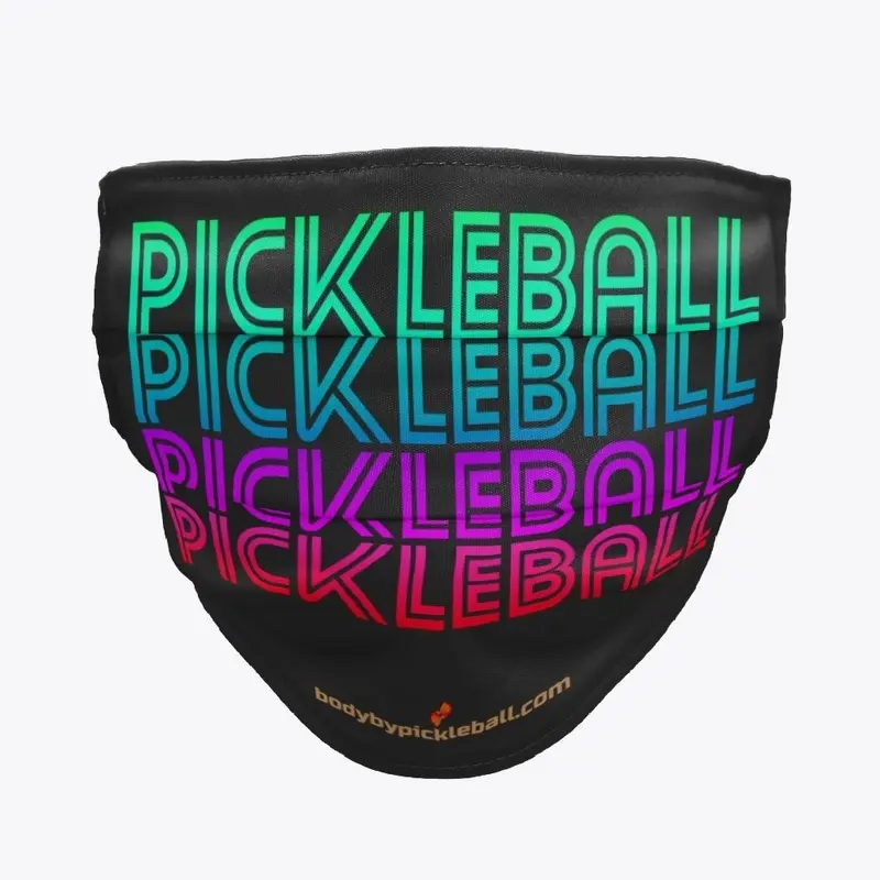 Pickleball Retro Tops Dark Colors