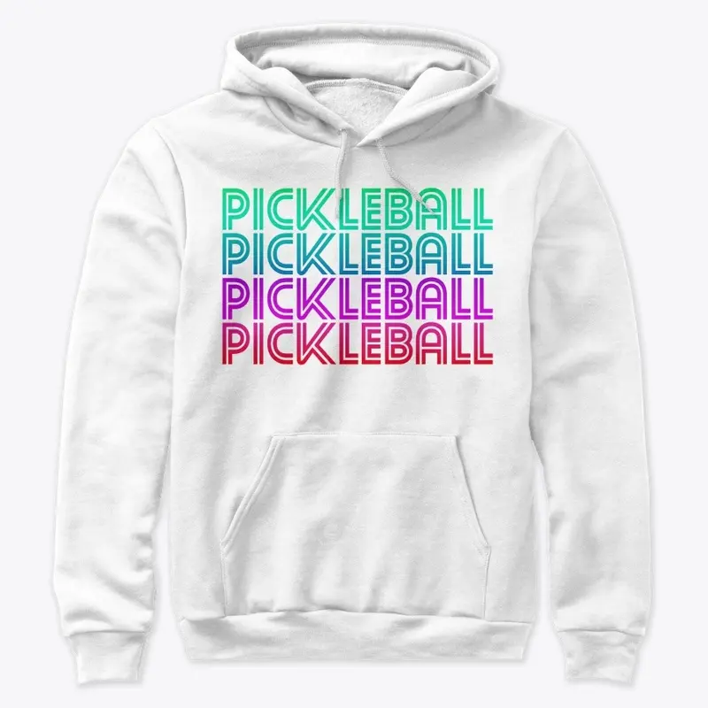 Pickleball Retro Tops Light Colors